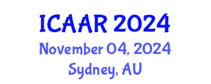 International Conference on Antibiotics and Antibiotic Resistance (ICAAR) November 04, 2024 - Sydney, Australia