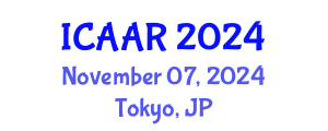 International Conference on Antibiotics and Antibiotic Resistance (ICAAR) November 07, 2024 - Tokyo, Japan