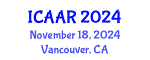 International Conference on Antibiotics and Antibiotic Resistance (ICAAR) November 18, 2024 - Vancouver, Canada
