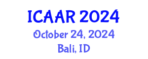International Conference on Antibiotics and Antibiotic Resistance (ICAAR) October 24, 2024 - Bali, Indonesia