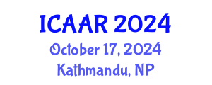 International Conference on Antibiotics and Antibiotic Resistance (ICAAR) October 17, 2024 - Kathmandu, Nepal