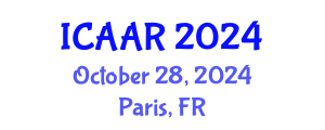 International Conference on Antibiotics and Antibiotic Resistance (ICAAR) October 28, 2024 - Paris, France