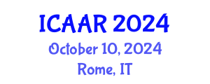 International Conference on Antibiotics and Antibiotic Resistance (ICAAR) October 10, 2024 - Rome, Italy