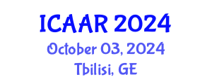International Conference on Antibiotics and Antibiotic Resistance (ICAAR) October 03, 2024 - Tbilisi, Georgia