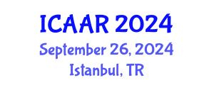 International Conference on Antibiotics and Antibiotic Resistance (ICAAR) September 26, 2024 - Istanbul, Turkey