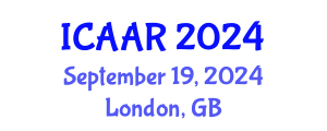 International Conference on Antibiotics and Antibiotic Resistance (ICAAR) September 19, 2024 - London, United Kingdom