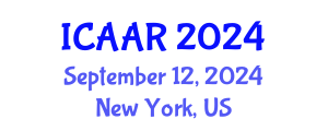 International Conference on Antibiotics and Antibiotic Resistance (ICAAR) September 12, 2024 - New York, United States