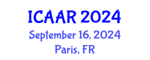 International Conference on Antibiotics and Antibiotic Resistance (ICAAR) September 16, 2024 - Paris, France