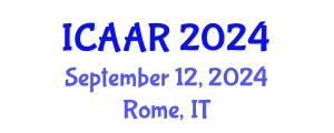 International Conference on Antibiotics and Antibiotic Resistance (ICAAR) September 12, 2024 - Rome, Italy