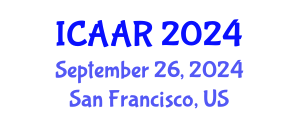 International Conference on Antibiotics and Antibiotic Resistance (ICAAR) September 26, 2024 - San Francisco, United States