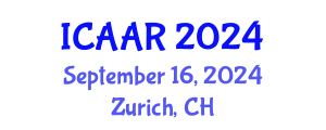 International Conference on Antibiotics and Antibiotic Resistance (ICAAR) September 16, 2024 - Zurich, Switzerland