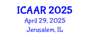 International Conference on Antibiotics and Antibiotic Resistance (ICAAR) April 29, 2025 - Jerusalem, Israel