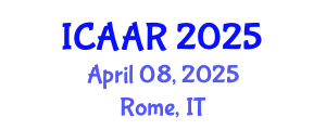 International Conference on Antibiotics and Antibiotic Resistance (ICAAR) April 08, 2025 - Rome, Italy