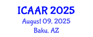 International Conference on Antibiotics and Antibiotic Resistance (ICAAR) August 09, 2025 - Baku, Azerbaijan