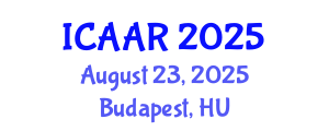International Conference on Antibiotics and Antibiotic Resistance (ICAAR) August 23, 2025 - Budapest, Hungary