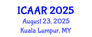 International Conference on Antibiotics and Antibiotic Resistance (ICAAR) August 23, 2025 - Kuala Lumpur, Malaysia