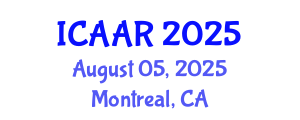 International Conference on Antibiotics and Antibiotic Resistance (ICAAR) August 05, 2025 - Montreal, Canada