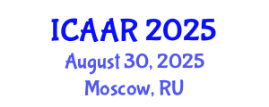 International Conference on Antibiotics and Antibiotic Resistance (ICAAR) August 30, 2025 - Moscow, Russia