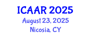 International Conference on Antibiotics and Antibiotic Resistance (ICAAR) August 23, 2025 - Nicosia, Cyprus