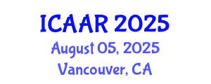 International Conference on Antibiotics and Antibiotic Resistance (ICAAR) August 05, 2025 - Vancouver, Canada