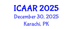 International Conference on Antibiotics and Antibiotic Resistance (ICAAR) December 30, 2025 - Karachi, Pakistan
