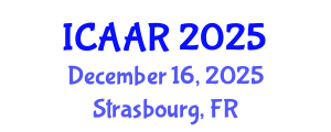 International Conference on Antibiotics and Antibiotic Resistance (ICAAR) December 16, 2025 - Strasbourg, France