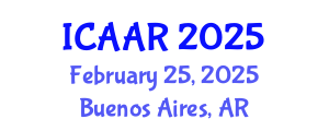 International Conference on Antibiotics and Antibiotic Resistance (ICAAR) February 25, 2025 - Buenos Aires, Argentina