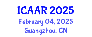 International Conference on Antibiotics and Antibiotic Resistance (ICAAR) February 04, 2025 - Guangzhou, China