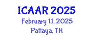 International Conference on Antibiotics and Antibiotic Resistance (ICAAR) February 11, 2025 - Pattaya, Thailand