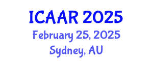 International Conference on Antibiotics and Antibiotic Resistance (ICAAR) February 25, 2025 - Sydney, Australia
