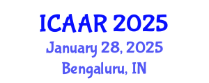International Conference on Antibiotics and Antibiotic Resistance (ICAAR) January 28, 2025 - Bengaluru, India