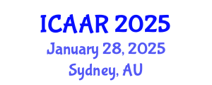 International Conference on Antibiotics and Antibiotic Resistance (ICAAR) January 28, 2025 - Sydney, Australia