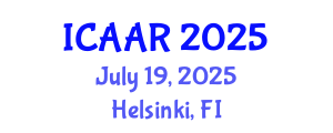 International Conference on Antibiotics and Antibiotic Resistance (ICAAR) July 19, 2025 - Helsinki, Finland