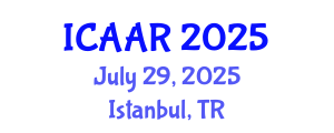 International Conference on Antibiotics and Antibiotic Resistance (ICAAR) July 29, 2025 - Istanbul, Turkey