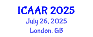 International Conference on Antibiotics and Antibiotic Resistance (ICAAR) July 26, 2025 - London, United Kingdom