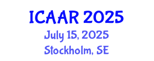 International Conference on Antibiotics and Antibiotic Resistance (ICAAR) July 15, 2025 - Stockholm, Sweden