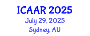International Conference on Antibiotics and Antibiotic Resistance (ICAAR) July 29, 2025 - Sydney, Australia