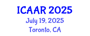 International Conference on Antibiotics and Antibiotic Resistance (ICAAR) July 19, 2025 - Toronto, Canada