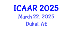 International Conference on Antibiotics and Antibiotic Resistance (ICAAR) March 22, 2025 - Dubai, United Arab Emirates