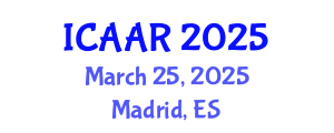 International Conference on Antibiotics and Antibiotic Resistance (ICAAR) March 25, 2025 - Madrid, Spain