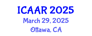 International Conference on Antibiotics and Antibiotic Resistance (ICAAR) March 29, 2025 - Ottawa, Canada