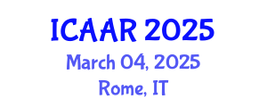 International Conference on Antibiotics and Antibiotic Resistance (ICAAR) March 04, 2025 - Rome, Italy