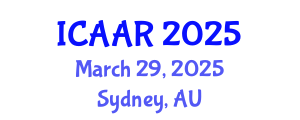 International Conference on Antibiotics and Antibiotic Resistance (ICAAR) March 29, 2025 - Sydney, Australia