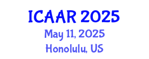 International Conference on Antibiotics and Antibiotic Resistance (ICAAR) May 11, 2025 - Honolulu, United States