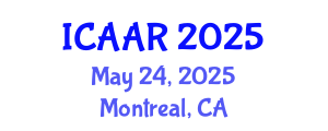 International Conference on Antibiotics and Antibiotic Resistance (ICAAR) May 24, 2025 - Montreal, Canada