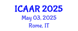 International Conference on Antibiotics and Antibiotic Resistance (ICAAR) May 03, 2025 - Rome, Italy