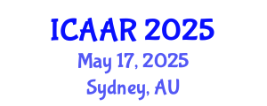 International Conference on Antibiotics and Antibiotic Resistance (ICAAR) May 17, 2025 - Sydney, Australia