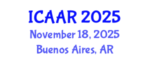International Conference on Antibiotics and Antibiotic Resistance (ICAAR) November 18, 2025 - Buenos Aires, Argentina
