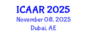 International Conference on Antibiotics and Antibiotic Resistance (ICAAR) November 08, 2025 - Dubai, United Arab Emirates