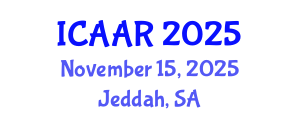 International Conference on Antibiotics and Antibiotic Resistance (ICAAR) November 15, 2025 - Jeddah, Saudi Arabia